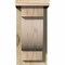 Ekena Millwork Alpine Rough Sawn Corbel w/Backplate, Douglas Fir, 6"W x 8"D x 12"H COR06X08X12ALP01RDF - alternate 2